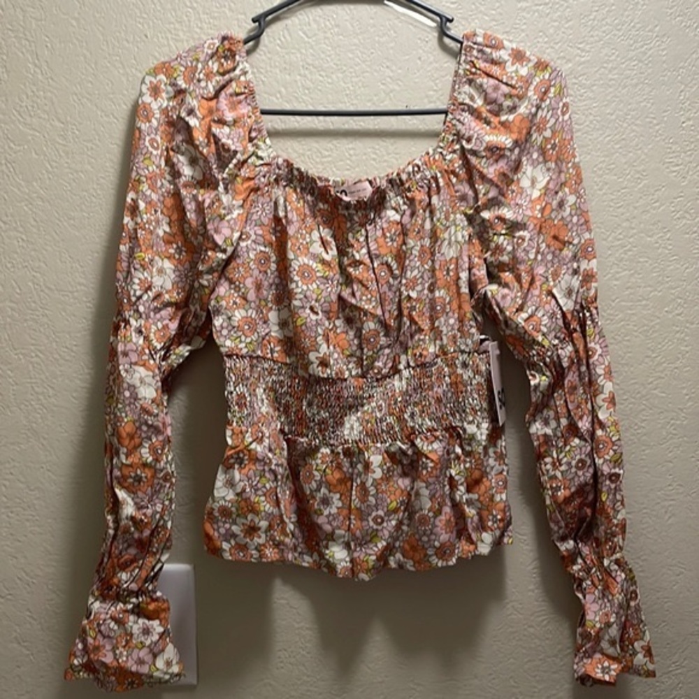Long sleeve Floral Blouse